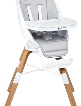 BabyGo Hochstuhl Carou, weiß, Sitz um 360° drehbar