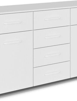 rauch Kombikommode Prandon B, mit 6 Schubladen und 2 Türen, Metallgriffe