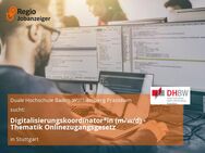 Digitalisierungskoordinator*in (m/w/d) - Thematik Onlinezugangsgesetz - Stuttgart