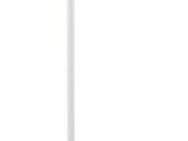 B.K.Licht LED Stehlampe, ohne Leuchtmittel, Warmweiß, Stehleuchte Industrial Design Stand-Leuchte schwenkbar Metall E27 weiß