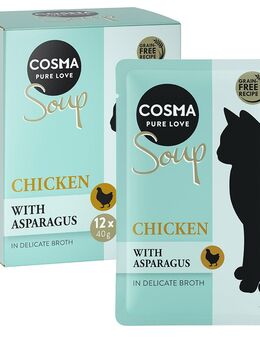 Jetzt 20 % günstiger: Sparpaket Cosma Soup 48 x 40 g! - Hühnchenbrust mit Spargel