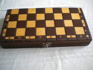 Holz-Schachspiel,Alt,ca. 29,5x29,5 cm Spielfläche - Linnich
