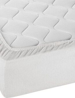 Matratzenauflage Wasserundurchlässiges Molton-Spannbetttuch mit Silberausrüstung Biberna Sleep & Protect