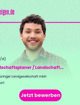 Landschaftsplaner / Landschaftsökologe (m/w/d) - Erfurt