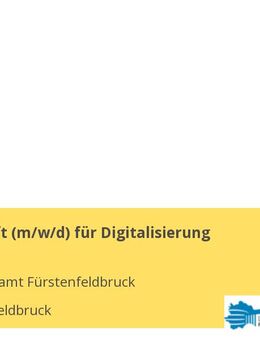 IT-Fachkraft (m/w/d) für Digitalisierung - Fürstenfeldbruck