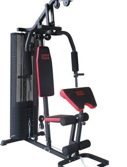 MOTIVE FITNESS by U.N.O. Kraftstation Multi-Gym Smart, 10 Gewichtsblöcke (Butterflystange, Latzug, Ruderfunktion und mehr), multifunktionale Fitnessstation, max. Trainingsgewicht 45,8 kg
