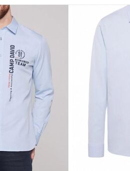 Camp David Longhemd Gr. 3 XL Hellblau Neuware OVP 21 € VB OHZ Versand möglich - Osterholz-Scharmbeck