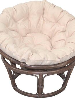 Home affaire Rattanstuhl Papasansessel, TOPSELLER!, aus geflochtenem Rattan, in verschiedenen Größen (80-110 cm)