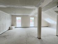 Perfekte 3-Zi-Wohnung mit DACHTERRASSE (fast 30 m²), riesigem Wohn- / Koch-/ Essbereich (fast 50 m²), 2 Bädern u.v.m. - Halberstadt