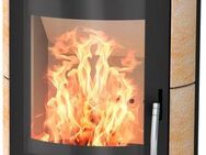 Fireplace Kaminofen Piacenza Sandstein, 6 kW, Warmhaltefach