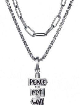 Firetti Kette mit Anhänger Schmuck Geschenk Peace (Set, 1-tlg)