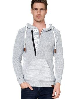 Rusty Neal Kapuzensweatshirt mit stylischem Ausschnitt