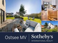 Wohnen, Arbeiten & Genießen am Naturstrand! Neubau - Haushälfte mit Kamin, Sauna & großer Terrasse! - Dranske