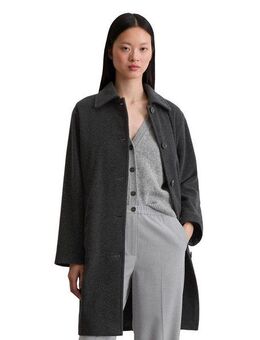 Marc O'Polo Wollmantel regular fit aus Wolle-Mix, ungefüttert, Schaumschlitz hinten