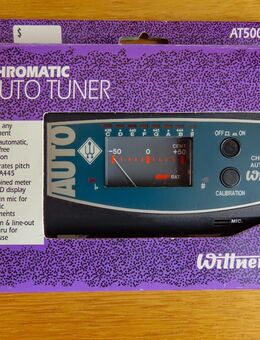 Wittner, CHROMATIK AUTO TUNER AT500, Stimmgerät, Gitarre, - Wesel