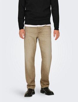 ONLY & SONS Regular-fit-Jeans ONSEDGE STRAIGHT BROMO 0017 DOT DNM NOOS