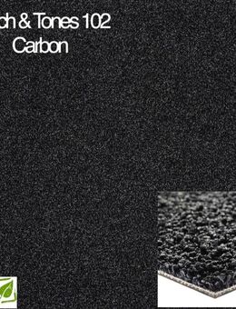 Edle schwarze Interface Teppichfliesen – Touch & Tones 102 Carbon - Emmerich (Rhein)