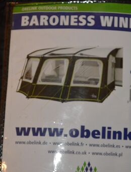 Vorzelt von Obelink "Baroness Window" 3 Tage genutzt- absolut NEUWERTIG - Wetter (Ruhr)