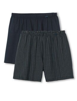 CALIDA Boxershorts Natural Benefit (Packung, 2-St) mit überzogenem Bund