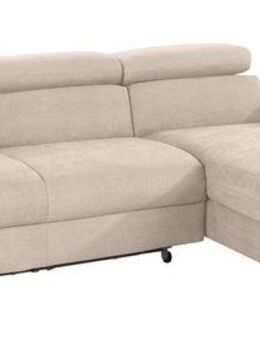 COTTA Ecksofa Kitty L-Form, B: 242 cm, mit Kopfteilverstellung, optional Bettfunktion & Bettkasten