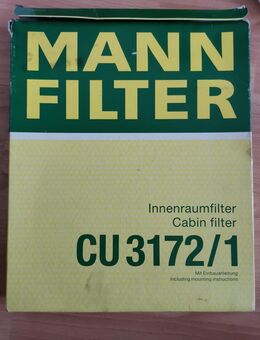 MANN-FILTER CU 3172/1 Innenraumfilter Innenraumluft – Neu in OVP - Mercedes Benz E-Klasse W211 S211 CLS C219 - Gelsenkirchen