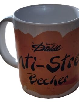 Diddl Tasse „Anti- Streß Becher“, Kaffeebecher - Essen
