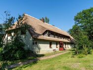 Reetdachhaus am See mit Potential inkl. Ferienwohnung, Stallungen, Weide und Wald - Witzin