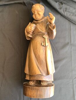 Holzfigur MÖNCH TOP ZUSTAND Ca . cm 37x13 . - Rosenheim