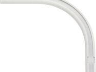 GARDINIA Gardinenschiene Rundbogen, 1-läufig, Fixmaß, verschraubt, für Aluminiumschiene 13 mm