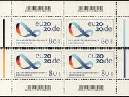 BRD: MiNr. 3554, 02.07.2020, "Vorsitz Deutschlands im Rat der EU", Eckrandstücke mit Codierung (Paar), postfrisch - Brandenburg (Havel)