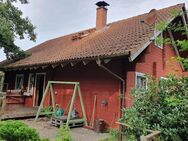 Wittingen OT Knesebeck - nachhaltig wohnen im massiven Blockbohlen Holzhaus / schönes Feriengebiet "Am Jönsbeck" - Wittingen