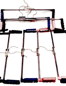 11 Rockspanner / Hosenspanner Spannbügel Klemmbügel Federbügel für Rock , Hose - Groß Gerau