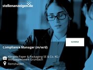 Compliance Manager (m/w/d) - Remshalden