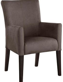 Home affaire Esszimmerstuhl King, Polsterstuhl, Armlehnstuhl, Gestell Massivholz