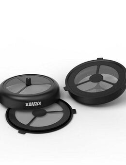 Xavax Wiederbefüllbare Kaffeepads Dauerpad 2er Set, Senseo, baugleiche Padmaschinen, Dauerfilter Öko Pad, Kunststoff, Zubehör für Senseo