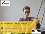 Lackierereileiter / Meister (m/w/d) - Herbertingen