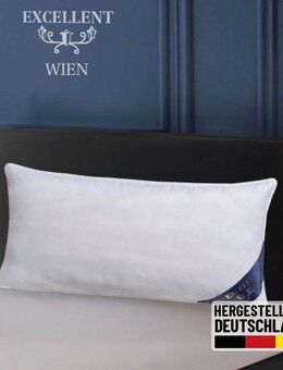 Excellent 3-Kammer-Kopfkissen Wien, Füllung: 60% Daunen / 40% Federn (Außenkammern) und 100% Federn (Innenkammer), Bezug: 100% Baumwolle, Kopfkissen in 40x80 und 80x80 erhältlich