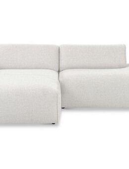 Home affaire Ecksofa Noord mit Kedernaht, Breite 227 cm, L-Form, Cord, Struktur, Webstoff, mit Wellenunterfederung, Massivholzrahmen
