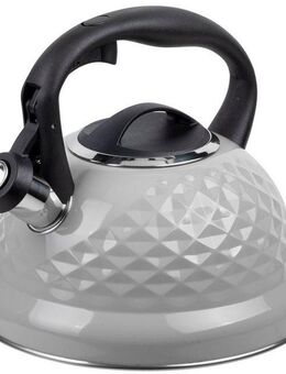 RESTO Kitchenware Wasserkessel Almaaz, im Geschenkkarton, Edelstahl 18/10 (2-tlg), Flötenkessel, geeignet für alle Herdarten, auch Induktion