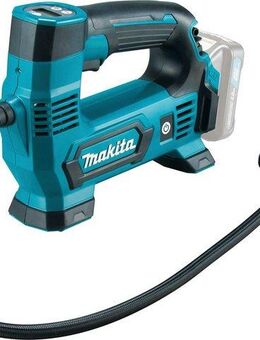 Makita Akku-Handkompressor 12V/14,4V MP100DZ, max. 8,3 bar, zum schnellen und einfachen Befüllen von Reifen, Bällen uvm.