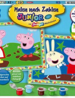 Ravensburger Malen nach Zahlen Junior, Peppa Pig, Made in Europe
