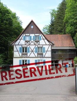 Historische Mühle - Alleinlage - in Blumberg: Renovierte Gewerbeimmobilie mit Charme und Potenzial zur Wohnnutzung! - Blumberg