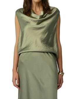 s.Oliver BLACK LABEL Shirttop mit Wasserfall-Kragen