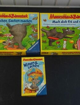 Ravensburger Mauseschlau&Bärenstark: Wissen, Lachen, Sachen machen + Mach dich fit und clever! Ein Quiz zum Turnen, Lernen und Lachen. Wissen & Lachen: Unsere Erde. 3 Spiele zusammen 12,- - Flensburg