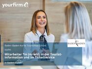 Mitarbeiter *in (m/w/d) in der Tourist- Information und im Ticketservice - Baden-Baden