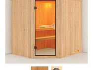 Karibu Sauna Siirin, BxTxH: 196 x 170 x 198 cm, 68 mm, (Set) ohne Ofen