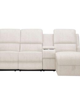 Home affaire Ecksofa NAPORI Multimediasofa, 3er Kinosessel XXL, L-Form, Cord, Kinosofa mit Relaxfunktion, Getränkehalter, Staufach und Staukasten