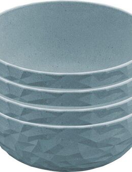 KOZIOL Schale CLUB BOWL, Kunststoff, (Set, 4-tlg), Made in Germany. Bozirkulärer Kunststoff, 700 ml