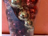 WEIHNACHTS GLAS-KUGELN IN BOX *NEU* - Großostheim