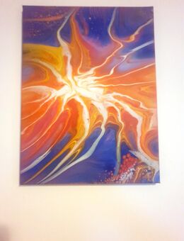 Hochwertige Farbenfrohe Acryl Gemälde. "Blitz Intention" - Sulz (Neckar)